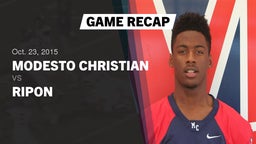 Recap: Modesto Christian  vs. Ripon  2015