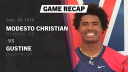 Recap: Modesto Christian  vs. Gustine  2016