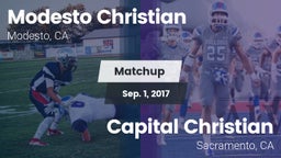 Matchup: Modesto Christian vs. Capital Christian  2017