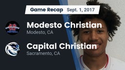 Recap: Modesto Christian  vs. Capital Christian  2017
