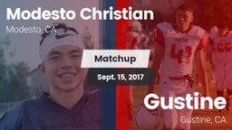 Matchup: Modesto Christian vs. Gustine  2017