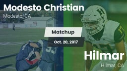 Matchup: Modesto Christian vs. Hilmar  2017