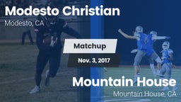 Matchup: Modesto Christian vs. Mountain House  2017