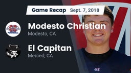 Recap: Modesto Christian  vs. El Capitan  2018
