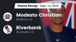 Recap: Modesto Christian  vs. Riverbank  2018