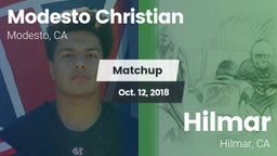 Matchup: Modesto Christian vs. Hilmar  2018