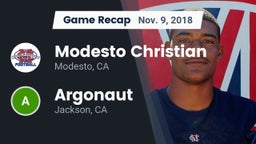Recap: Modesto Christian  vs. Argonaut  2018
