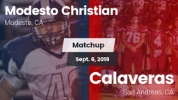 Matchup: Modesto Christian vs. Calaveras  2019