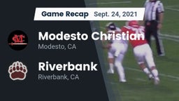 Recap: Modesto Christian  vs. Riverbank  2021