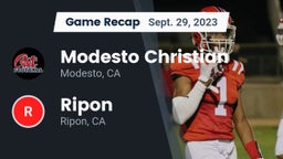 Recap: Modesto Christian  vs. Ripon  2023