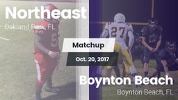 Matchup: Northeast High vs. Boynton Beach  2017
