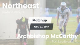 Matchup: Northeast High vs. Archbishop McCarthy  2017