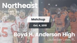 Matchup: Northeast High vs. Boyd H. Anderson High 2018