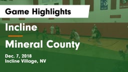 Incline  vs Mineral County Game Highlights - Dec. 7, 2018