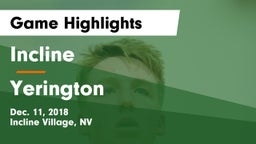 Incline  vs Yerington  Game Highlights - Dec. 11, 2018