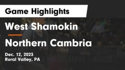 West Shamokin  vs Northern Cambria Game Highlights - Dec. 12, 2023