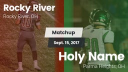Matchup: Rocky River High vs. Holy Name  2017