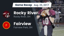 Recap: Rocky River   vs. Fairview  2017