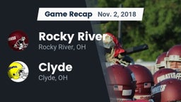 Recap: Rocky River   vs. Clyde  2018