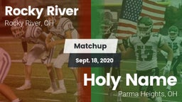 Matchup: Rocky River High vs. Holy Name  2020