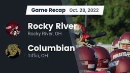 Recap: Rocky River   vs. Columbian  2022