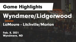 Wyndmere/Lidgerwood  vs LaMoure - Litchville/Marion Game Highlights - Feb. 8, 2021