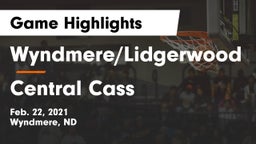 Wyndmere/Lidgerwood  vs Central Cass  Game Highlights - Feb. 22, 2021