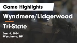 Wyndmere/Lidgerwood  vs Tri-State  Game Highlights - Jan. 4, 2024
