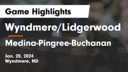Wyndmere/Lidgerwood  vs Medina-Pingree-Buchanan  Game Highlights - Jan. 20, 2024
