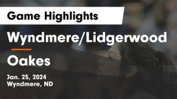 Wyndmere/Lidgerwood  vs Oakes  Game Highlights - Jan. 25, 2024