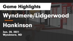 Wyndmere/Lidgerwood  vs Hankinson  Game Highlights - Jan. 28, 2021