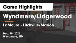 Wyndmere/Lidgerwood  vs LaMoure - Litchville/Marion Game Highlights - Dec. 18, 2021
