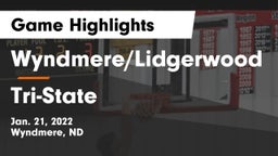 Wyndmere/Lidgerwood  vs Tri-State  Game Highlights - Jan. 21, 2022