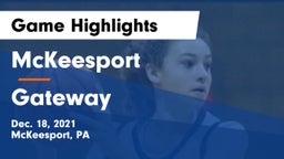 McKeesport  vs Gateway  Game Highlights - Dec. 18, 2021