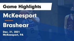 McKeesport  vs Brashear Game Highlights - Dec. 21, 2021