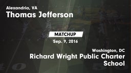 Matchup: Jefferson vs. Richard Wright Public Charter School  2016