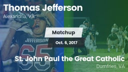 Matchup: Jefferson vs.  St. John Paul the Great Catholic  2017
