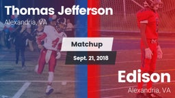 Matchup: Jefferson vs. Edison  2018