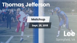 Matchup: Jefferson vs. Lee  2018