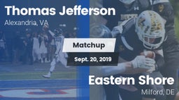 Matchup: Jefferson vs. Eastern Shore  2019