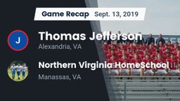 Recap: Thomas Jefferson  vs. Northern Virginia HomeSchool  2019