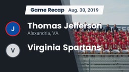 Recap: Thomas Jefferson  vs. Virginia Spartans 2019