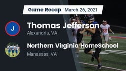 Recap: Thomas Jefferson  vs. Northern Virginia HomeSchool  2021