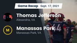Recap: Thomas Jefferson  vs. Manassas Park  2021