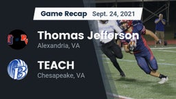Recap: Thomas Jefferson  vs. TEACH 2021