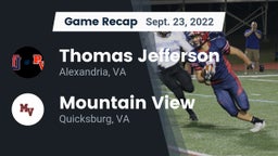 Recap: Thomas Jefferson  vs. Mountain View  2022