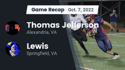 Recap: Thomas Jefferson  vs. Lewis  2022
