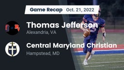 Recap: Thomas Jefferson  vs. Central Maryland Christian 2022