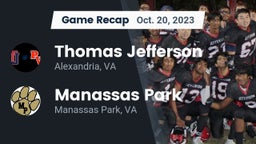 Recap: Thomas Jefferson  vs. Manassas Park  2023