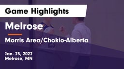 Melrose  vs Morris Area/Chokio-Alberta Game Highlights - Jan. 25, 2022